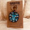 Lion keychain . Colourful Maasai beaded keychain.