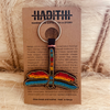 Dragonfly keychain . Colourful Maasai beaded keychain.