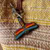 Dragonfly keychain . Colourful Maasai beaded keychain.