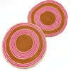 Fineweave placemat set of two -- colourful collection