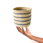 Sisal basket - Practical Indigo collection