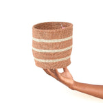 Sisal basket - practical natural collection