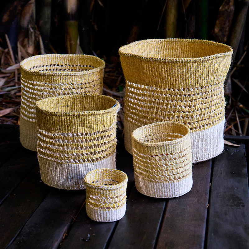 Sisal basket - Upepo design