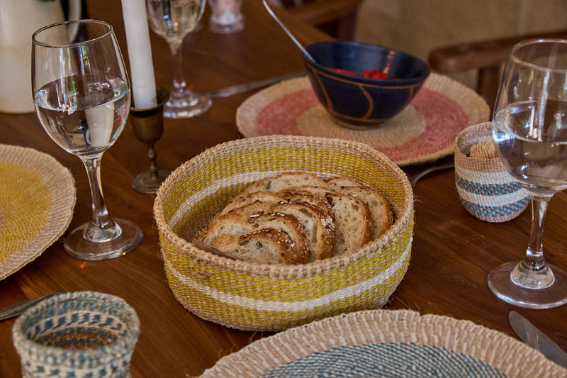 Sisal tray - Zebra design