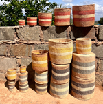 Sisal basket - Zebra design