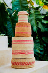 Set of 5 baskets . sisal . practical weave . one-of-a-kind .