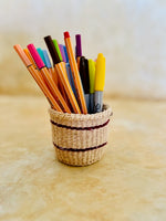 Set of 5 baskets . sisal . practical weave . one-of-a-kind .