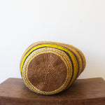 M . basket . sisal . fineweave . colourful . one-of-a-kind . 109