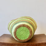 M . basket . sisal . fineweave . colourful . one-of-a-kind . 116