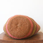 M . basket . sisal . fineweave . colourful . one-of-a-kind . 117