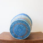 M . basket . sisal . fineweave . colourful . one-of-a-kind . 119