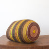 S . basket . sisal . fineweave . colourful . one-of-a-kind . 105