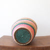 S . basket . sisal . fineweave . colourful . one-of-a-kind . 112