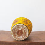 XS . basket . sisal . fineweave . colourful . one-of-a-kind . 112