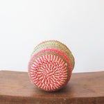 XS . basket . sisal . fineweave . colourful . one-of-a-kind . 123