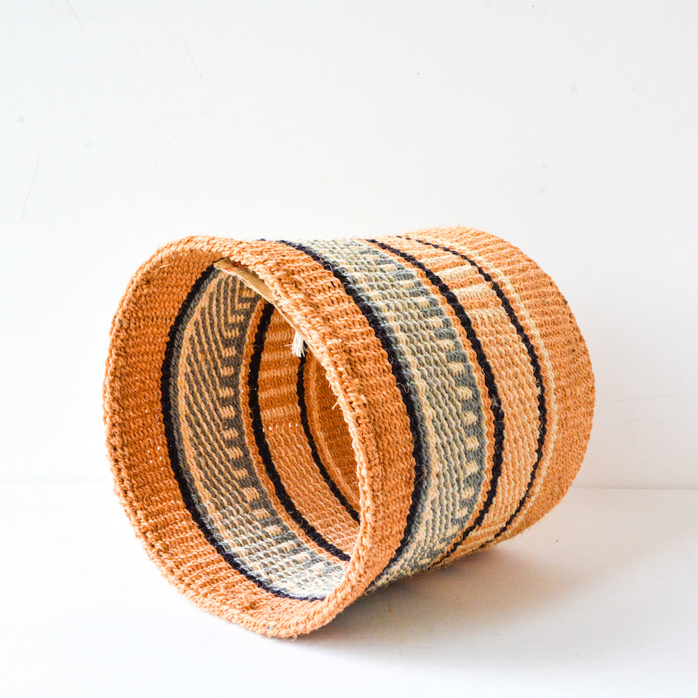 M . basket . sisal . practical weave . one-of-a-kind . BW101