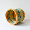 S . basket . sisal . practical weave . one-of-a-kind . B105