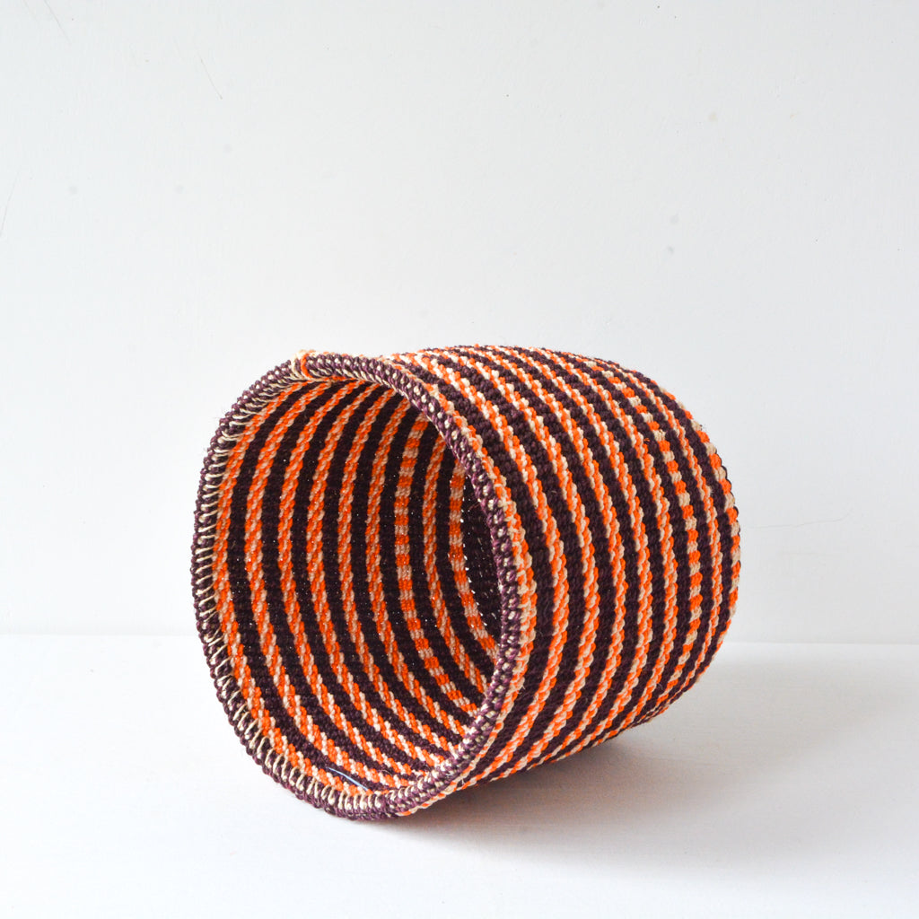 S . basket . sisal . practical weave . one-of-a-kind . F108