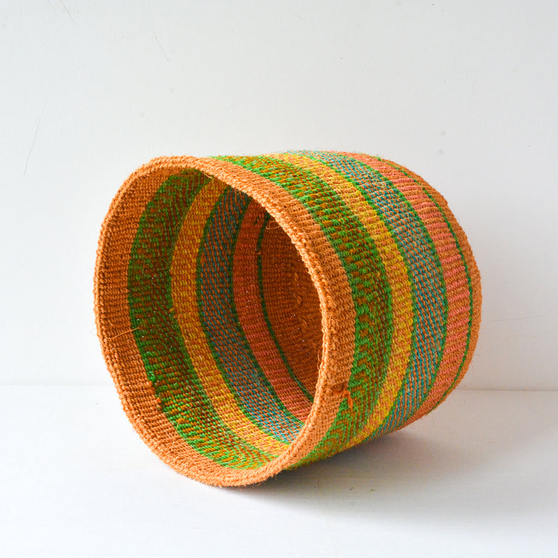 M . basket . sisal . practical weave . one-of-a-kind . G102