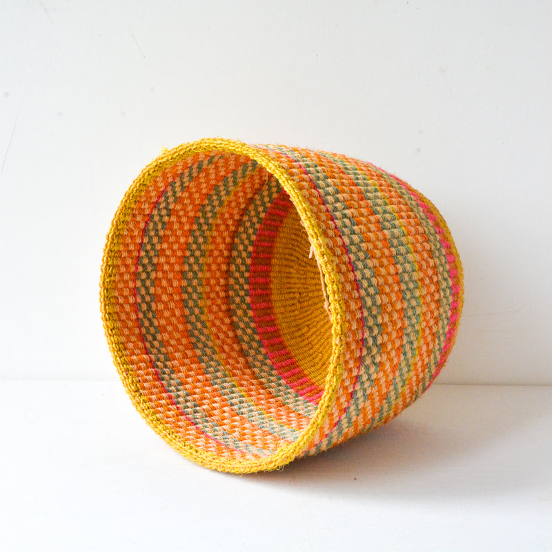 M . basket . sisal . practical weave . one-of-a-kind . O107