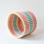 S . basket . sisal . practical weave . one-of-a-kind . P103