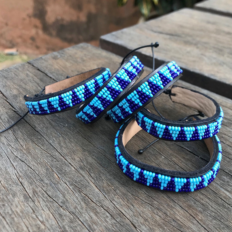 Maasai Themed Beaded Bracelet Design - YouTube